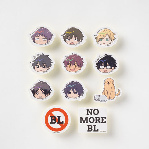 『絶対BLになる世界VS絶対BLになりたくない男』ミニステッカー