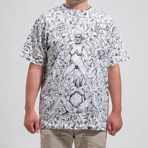 まん○画太郎「描き下ろし」ババア Tシャツ