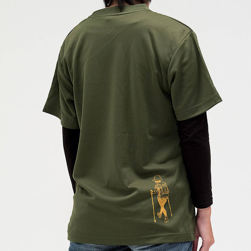 『山と食欲と私』Tシャツ(RISU)