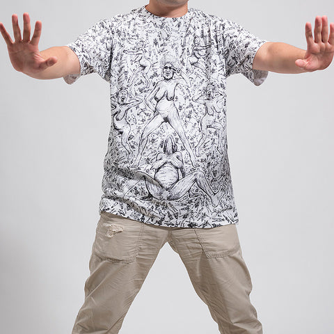 まん○画太郎「描き下ろし」ババア Tシャツ