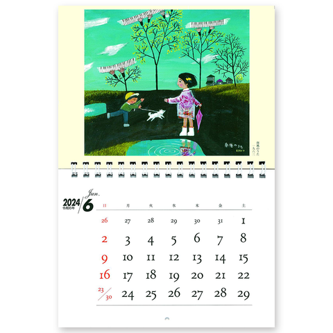 谷内六郎カレンダー2024