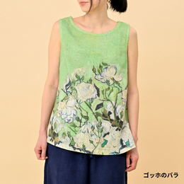 期間限定 セール - 売れ筋ランキングをチェック 667】名画チュニックブラウス（リトアニア／プリンツオンリネン トップス