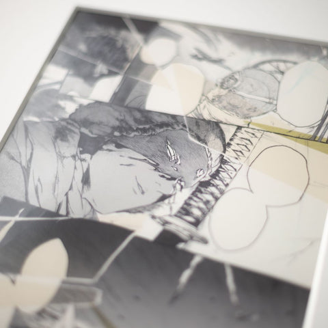 【特価】『蛍火艶夜』マルチプル複製原画３番【傷・折れ有り品】