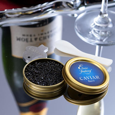 【115】【産直】ウルグアイ産フレッシュキャビア『バエリ』 12g（オープナー・キャビアスプーン付）（ウルグアイ・株式会社FIS）（週刊新潮紹介）